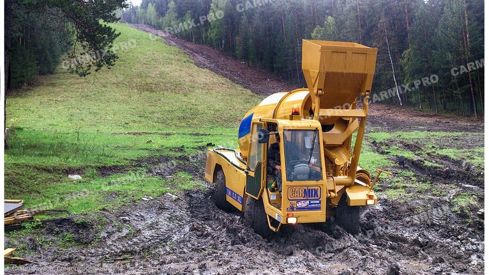 Бетон CARMIX на стройплощадке