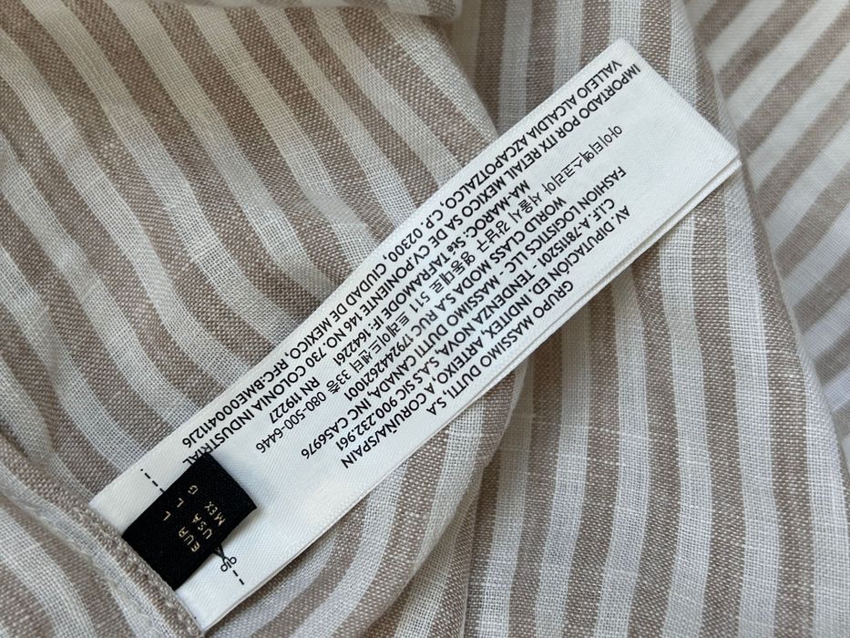 Нежна ленена риза Massimo Dutti