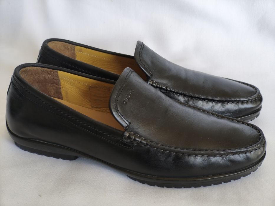 Geox, мъжки мокасини естествена кожа, номер 43