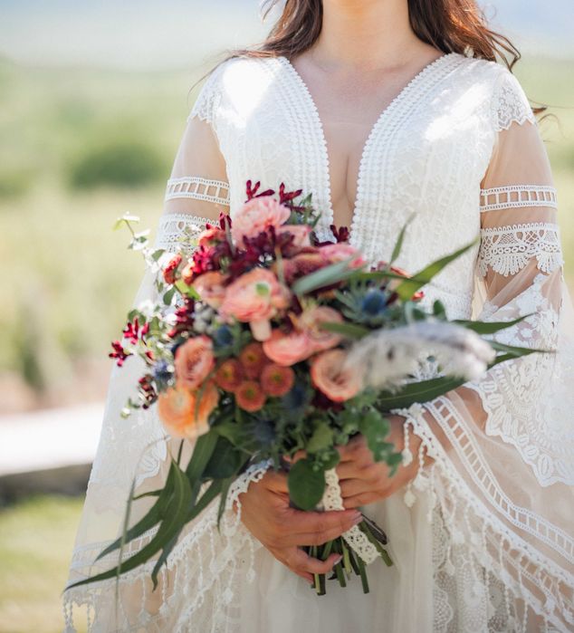 Сватбена рокля в бохо стил