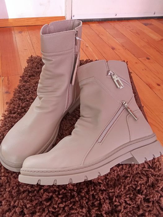 Зимни боти,естествена кожа