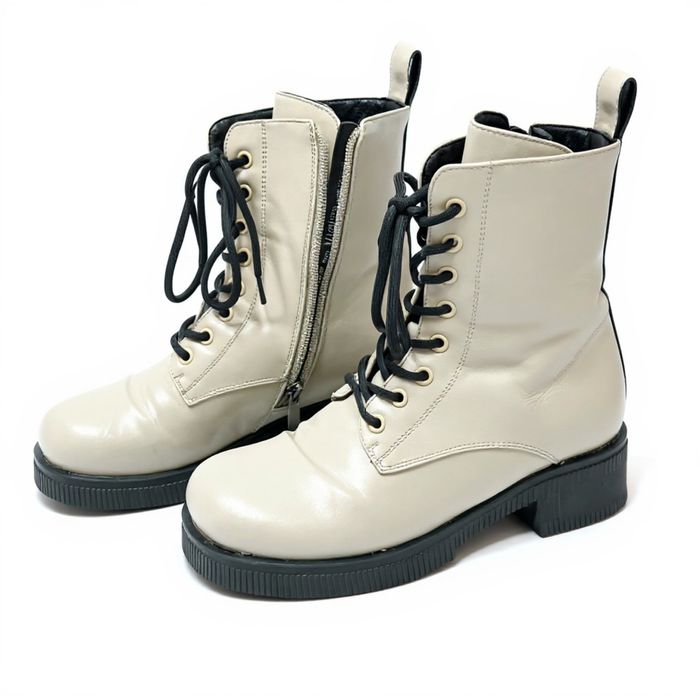 Полсапожки кожанные