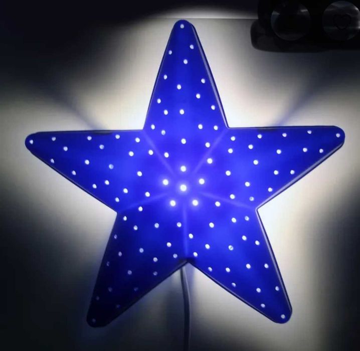 Aplică LED, stea albastru