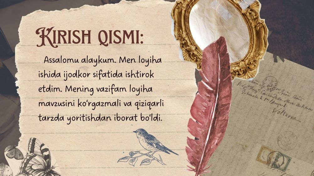 Slayd tayyorlash xizmati