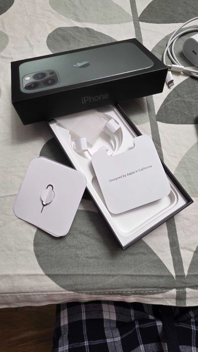 Apple iPhone 13 Pro, 128 GB, Alpine Green, Като нов!!!