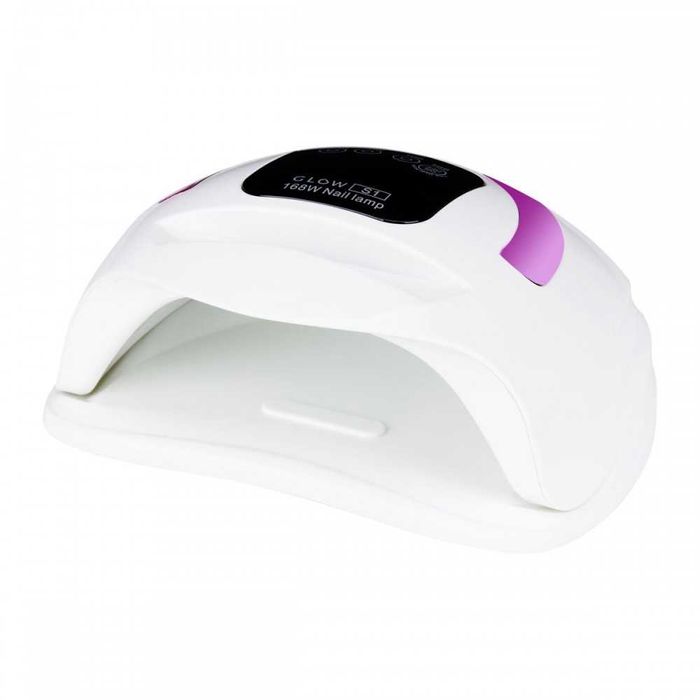 Лампа за сушене на нокти Dual Led Glow S1 168 W сребриста/розова