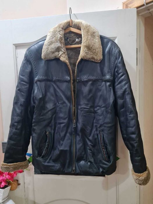 Продам кожанную куртку с мехом производство Турция