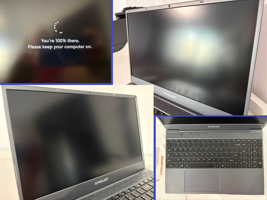 IMPECABIL! Laptop Teclast F16 Plus – BATERIE 100% 8GB LPDDR4, SSD 256GB, Intel N4100 4core! Windows 11 Pro. ARATĂ CA NOU! nici cea mai mică zgârietură