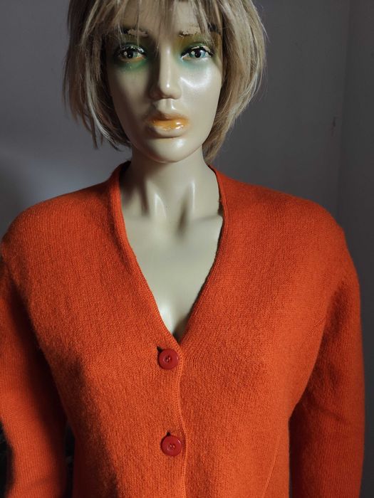 Sacou tangerine din lina Franco Callegari-masura L