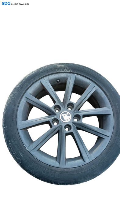 Set 4 Jante Roti Aliaj 225 45 17 R17 7Jx17H2 ET49 Skoda Octavia 3 2013 - 2017 Cod 5E0601025BT 5E0601025BTJX2 [M8153]