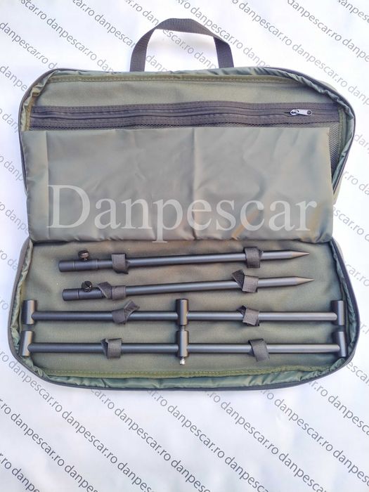 Set 2 BUZZ BAR FEEDER 40cm 3 posturi si 2 picheti reglabili+geanta