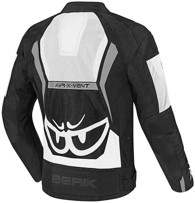 Лятно Текстилно яке Berik Imola Black/White Размер 52/L 56/XXL