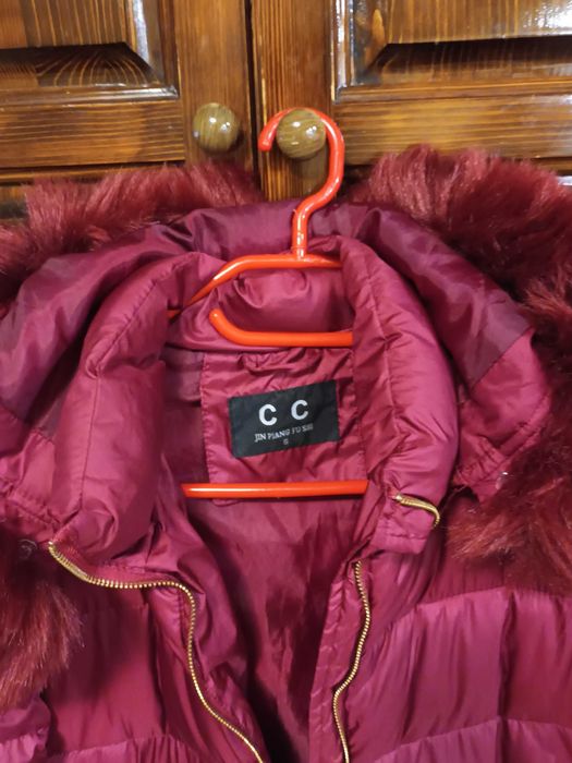 Дамско яке, размер S,цвят бордо