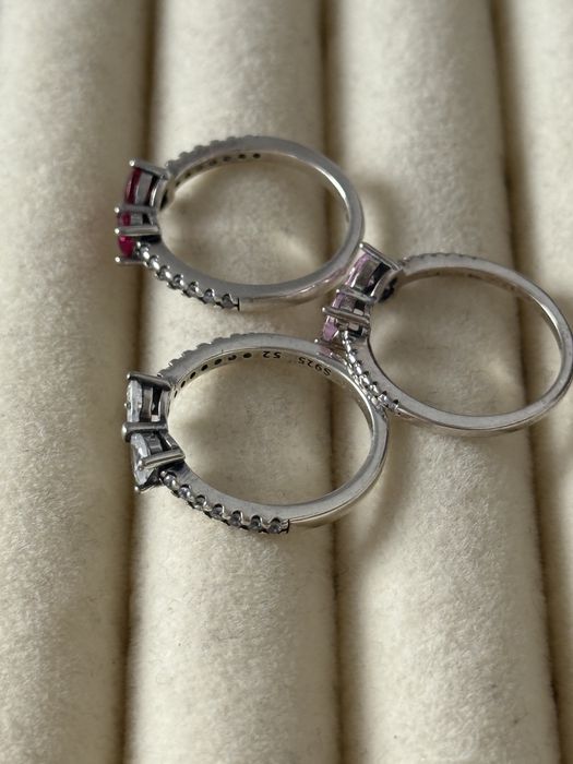 Set de 3 inele argint 925