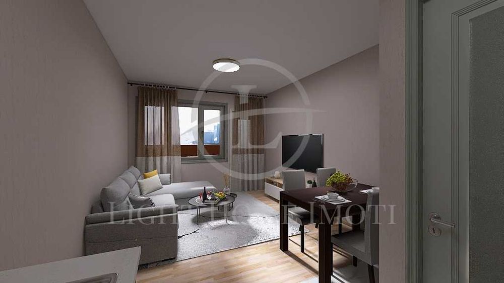 Реф. 2895 Двустаен пред Акт 15 Южно изложение Кючук Париж