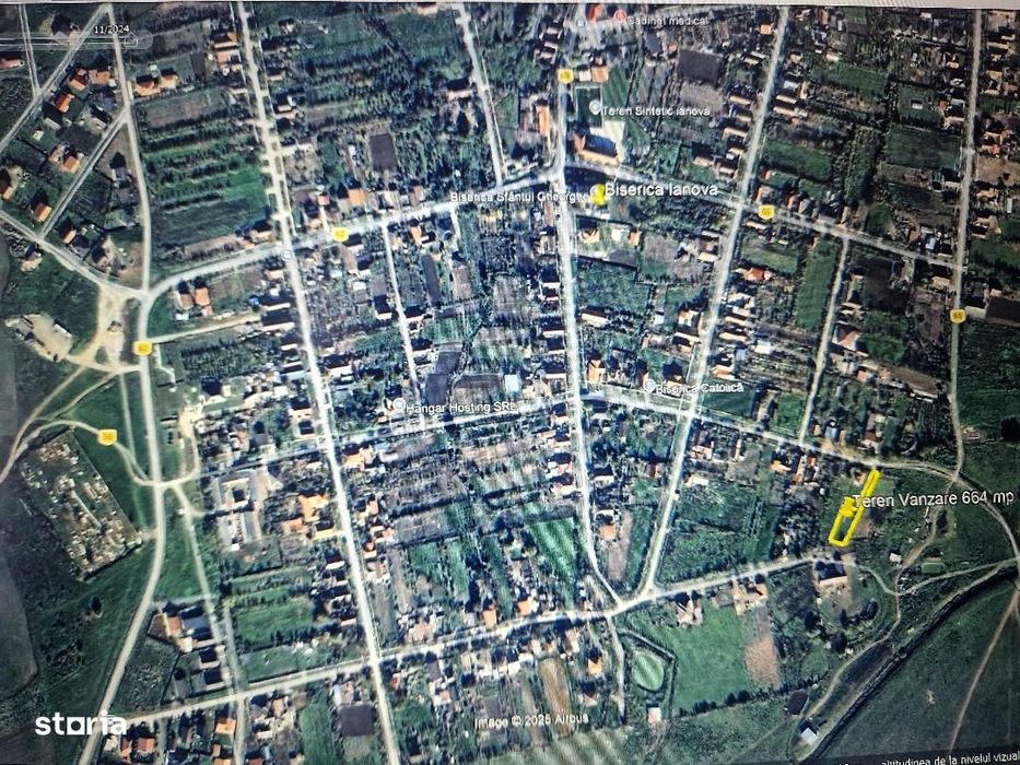 Teren de Vanzare 664 mp in Ianova Pret 42.900 Euro