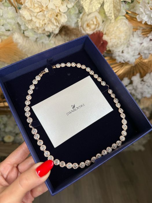 Colier Swarovski Gold si Rose Gold