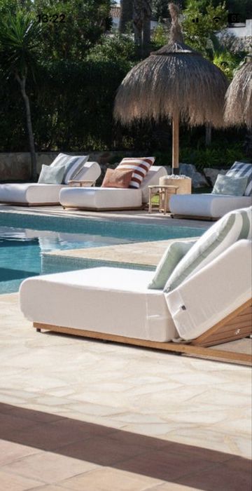 Sezlong lemn premium