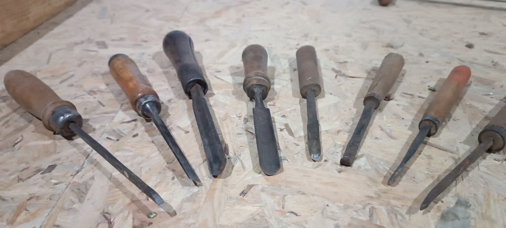 Ретро дърводелски длета