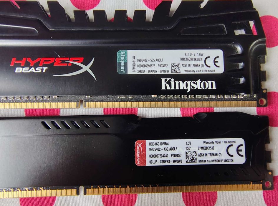 Memorie Ram Kingston, Corsair 4 Gb DDR3 1600MHz Desktop.