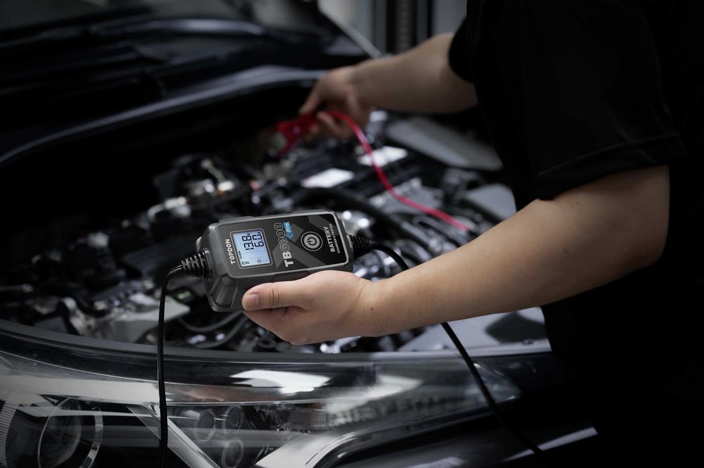 Зарядно и Тестер за акумулатор 2 в 1 Topdon TB6000Pro,Smart управление