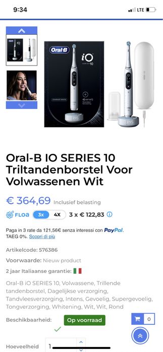 Професионално и персонализирано миене Oral-B iO™ 10- най-висок клас