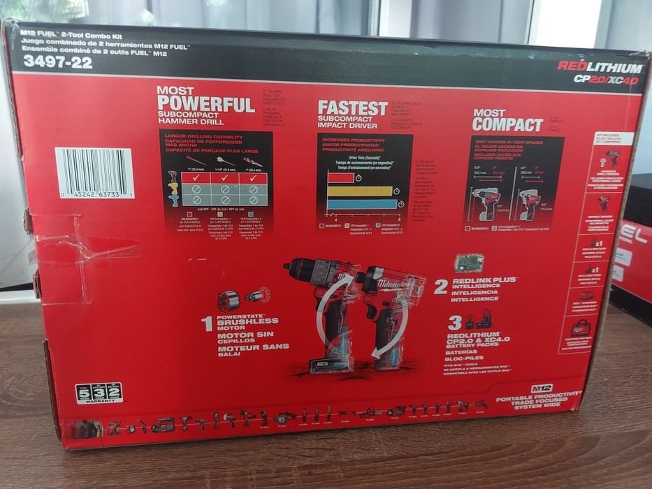 Pachet Milwaukee M12 Fuel + Clichet