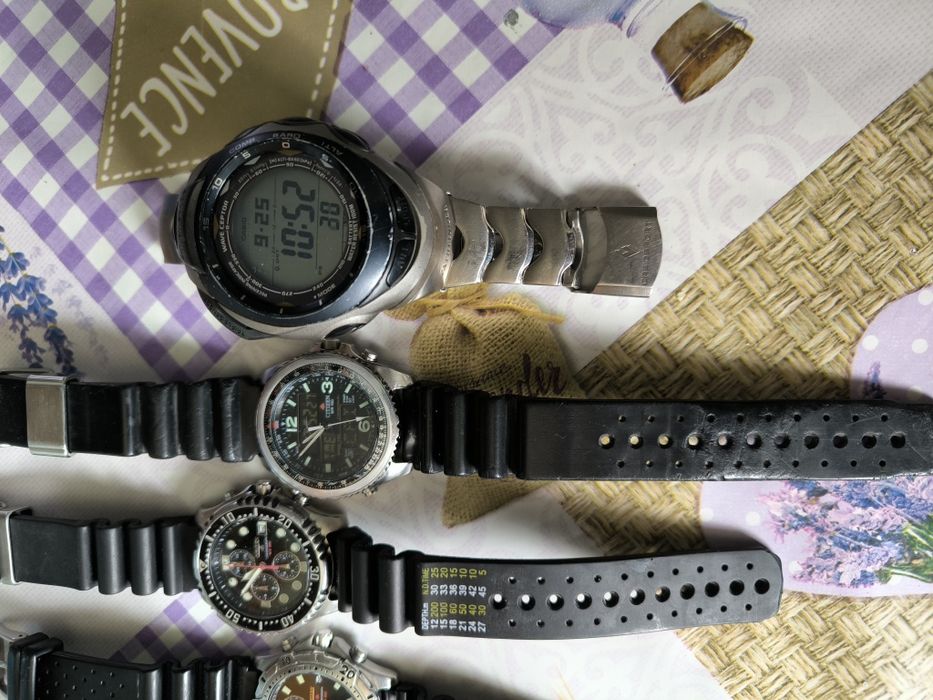 Citizen Promaster vintage,Casio , Suunto