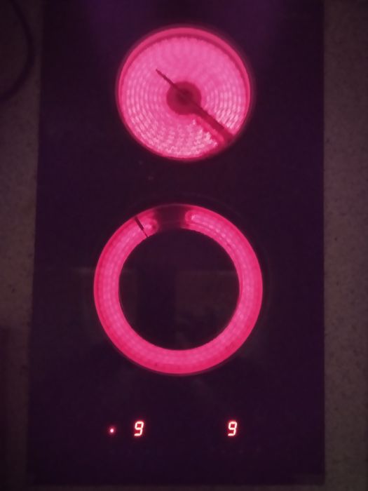 Стъкло керамичен плот за вграждане