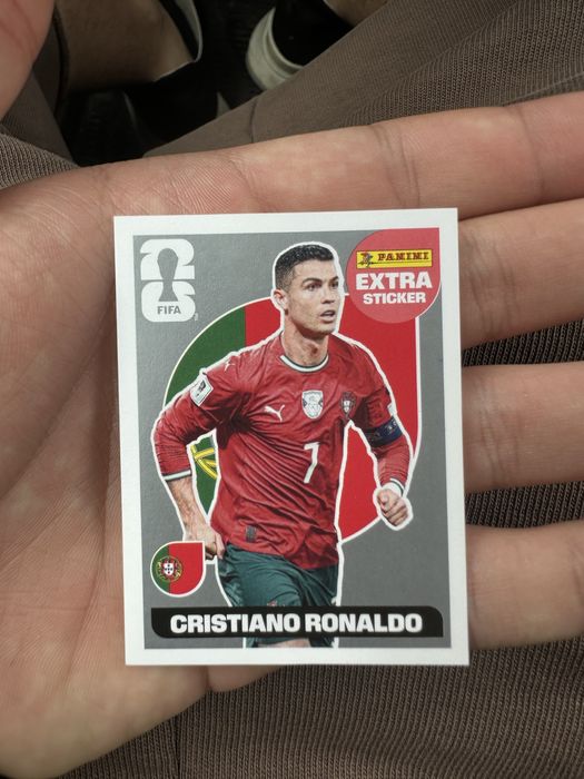 Panini extra Cristiano ronaldo silver