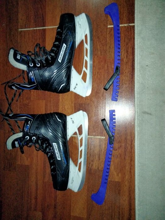 Коньки bauer xlp 42 размер в идеальном состоянии