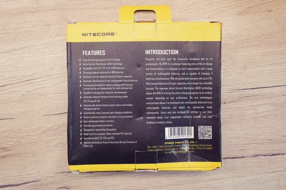 Nitecore New 4i Incarcator baterii acumulatori imr li-ion LiFe ni-mh