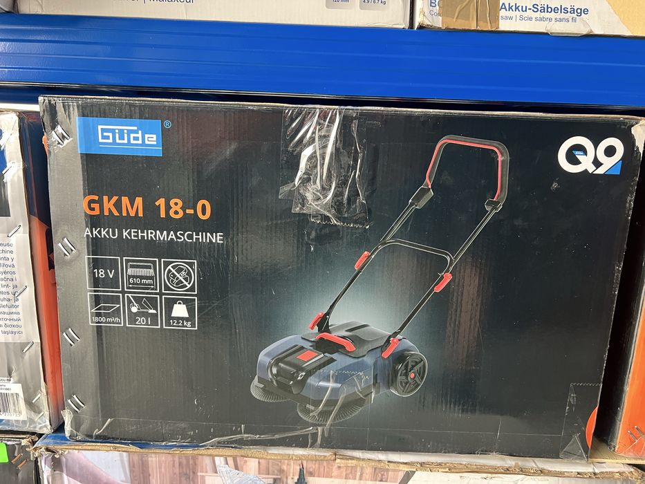 Механична метачна машина / Ръчна Метачка - чисто нова Scheppach TRIKE-S-65см 22л