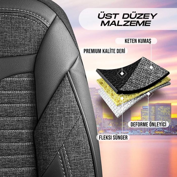 Комплект премиум тапицерия Panda Boston - различни цветове