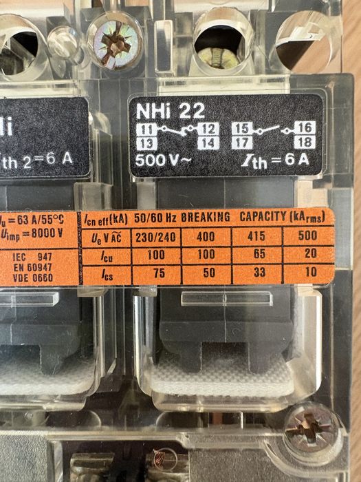 Siguranta Moeller Klöckner NZMH 4-64 circuit breaker Industrial