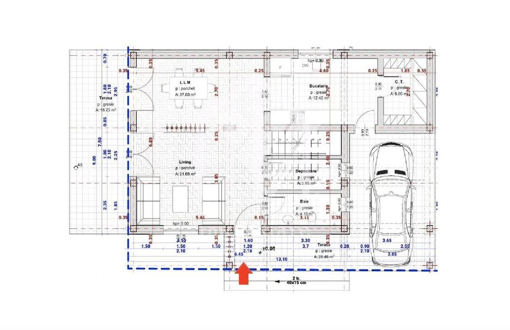 Casa individuala cu 4 camere, 130mp utili+terasa (19mp) - Cisnadie
