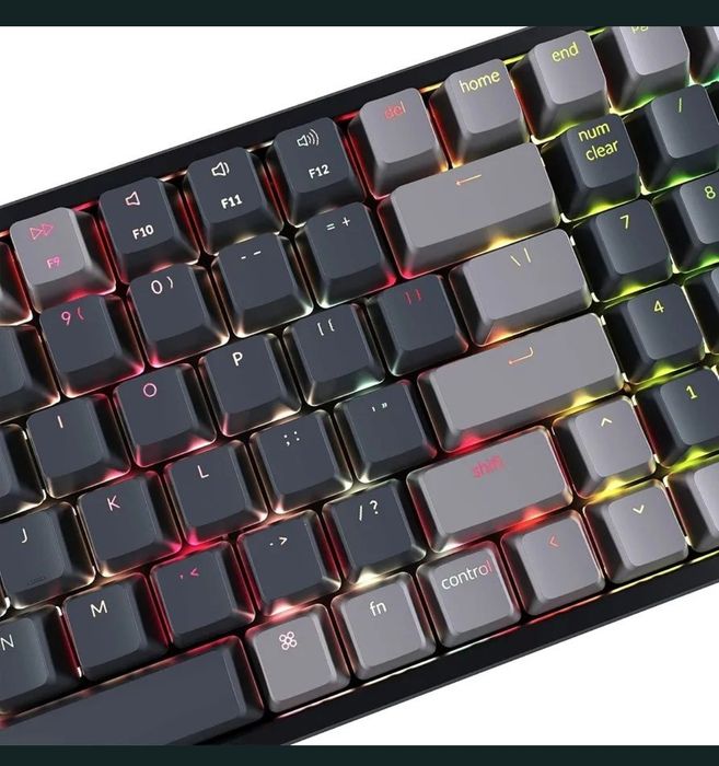 Tastatura Mecanica Gaming Keychron K4 Wireless Mechanical Keyboard v2 RGB Red Gateron