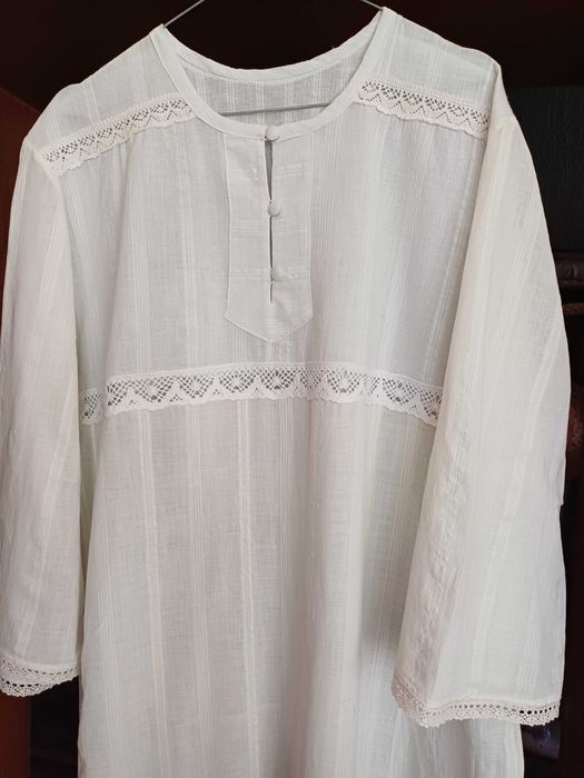 Дамска кенарена дълга риза