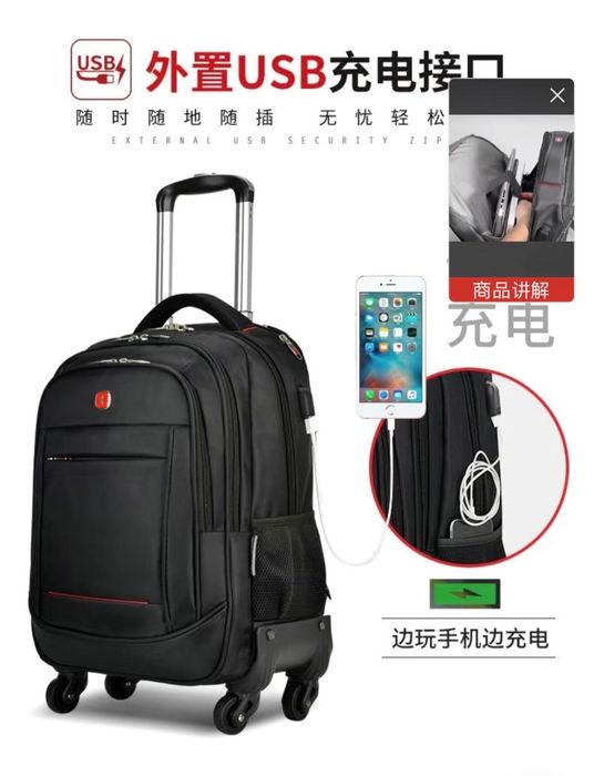 Рюкзак-чемодан новый