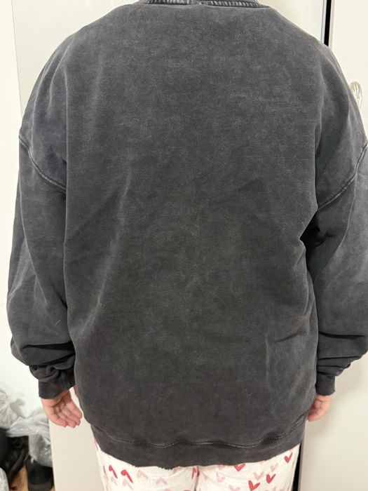 графитовый худи с надписами