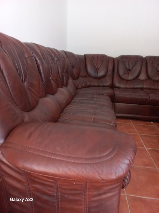 Colțar din piele naturală