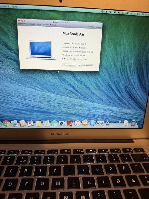 MacBook air model  A1466