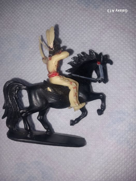 Indian și 2 cai din W germany