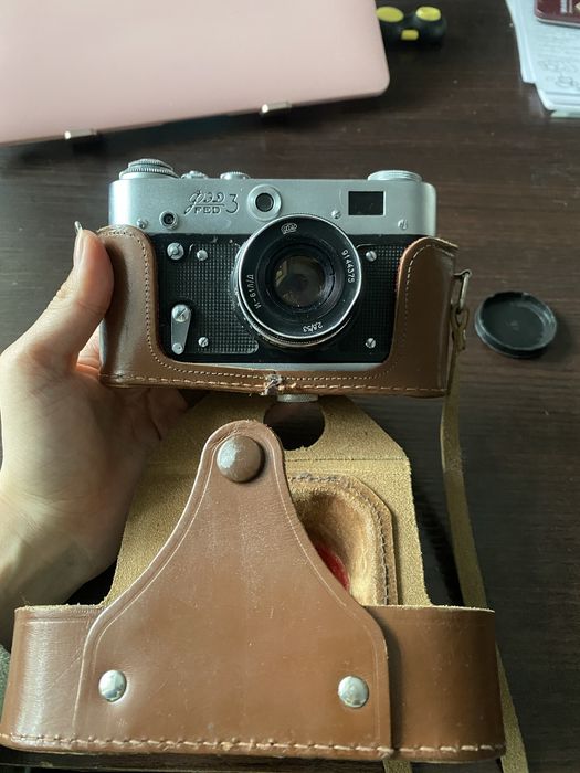 Фотоаппарат ФЭД3 пленочный советский винтажный