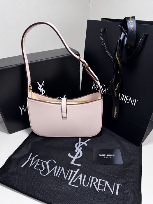 Geantă/Poșetă YSL Yves Saint Laurent Le 5 a 7 Crem 25x15x7cm