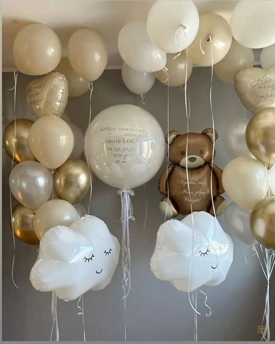 Гелиевые шары на выписку
