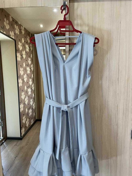 Дамска светлосиня рокля