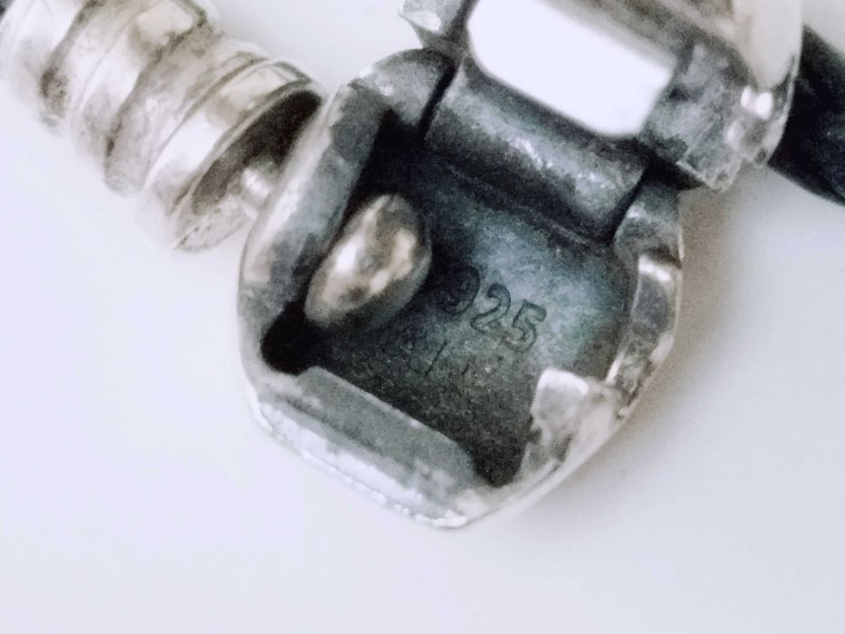 Bratara Dubla Pandora Piele cu 2 Charmuri