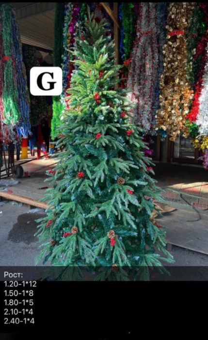 Продам новогодние елки и игрушки.