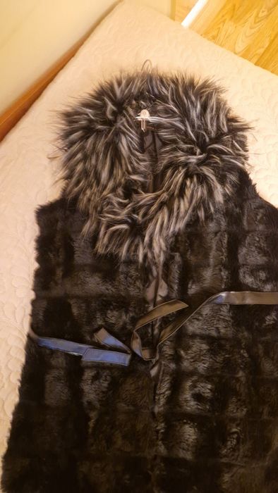 Черен Кожен Елек